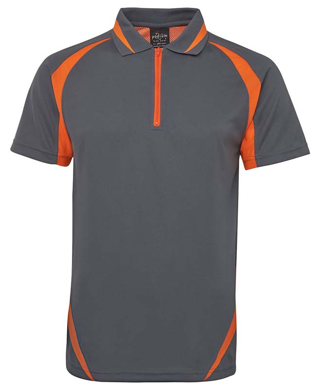 Podium Zip Poly Polo image3